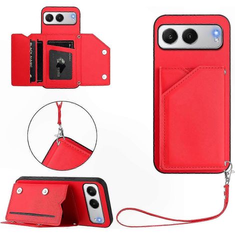 Coque Nord 4 avec béquille, porte-cartes et dragonne - Étui silicone doux au toucher satiné, protection légère et pratique (1/5)