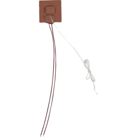Thermo TECH Silicone Lamina riscaldante Rinforzata in fibra di vetro 24 V/AC, 24 V/DC 25 W Tipo di protezione IPX7 (L x