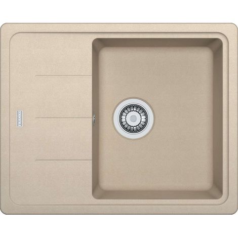 Franke Basis - Lavello in fragranite BFG 611-62, 62x50 cm, riflessi di sabbia 114.0285.108