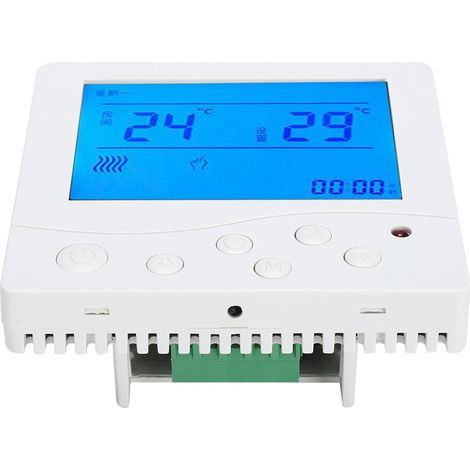 Thermostat numérique 8802RH avec affichage LCD, régulateur de température pour le chauffage de l'eau, plage de réglage 5°C/45°C, 220 V CA
