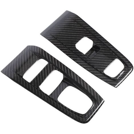 Cadre de commande de lève-vitre en fibre de carbone, autocollant décoratif de remplacement pour Subaru BRZ 2022+ (conduite à gauche, États-Unis). (1/4)