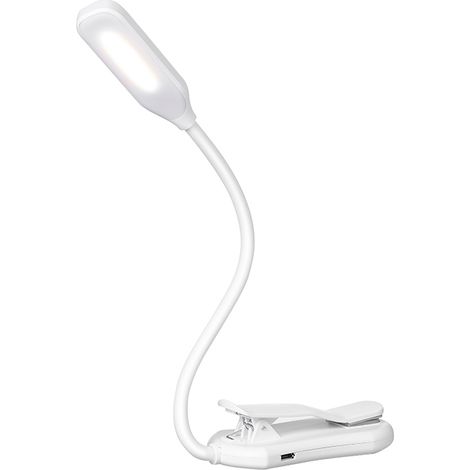 Aufsteckbare LED-Leselampe, 3 Helligkeitsstufen, Nachtlichtmodus, intuitive Touch-Steuerung (1/5)