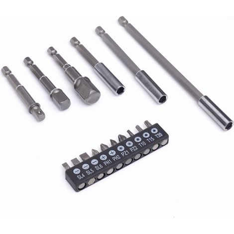 Juego de 16 piezas de soportes, adaptadores y puntas KD10955 (1/5)