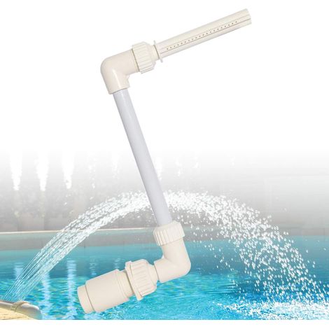 La fontaine de piscine à jet d'eau pour fontaine de piscine s'adapte à la plupart des jets de retour enterrés et hors sol de 3,8 cm. (1/5)