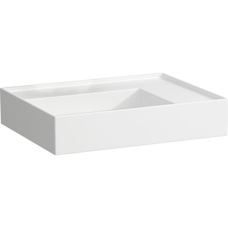 LAUFEN Kartell Lavabo sobre encimera, repisa derecha, sin agujero