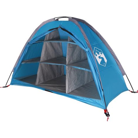 vidaXL Storage Tent 9 Compartments Blue Waterproof (1/5)