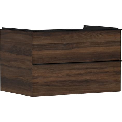 Waschtischunterschrank Xelu Q 780x485x550mm NB du Griff mattschwarz (1/3)