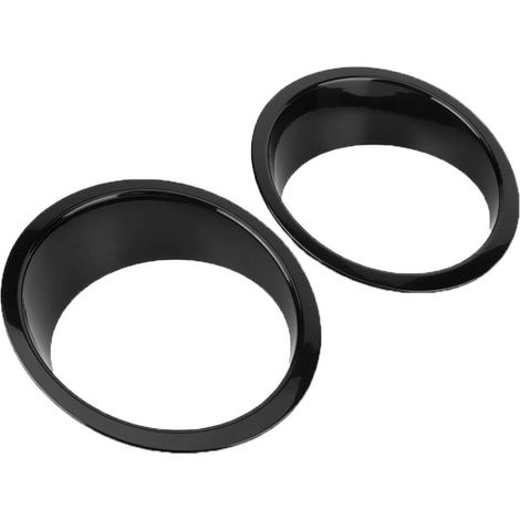 Coperture per fari, nere, adatte per Jeep Wrangler 2007-2017, decorazione elegante (1/3)
