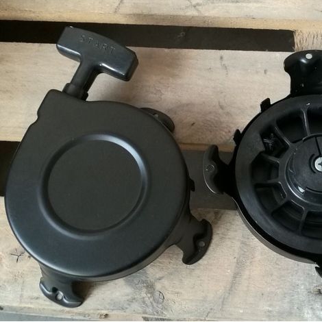 Le démarreur à rappel Briggs & Stratton 693900, 390391 est un démarreur à disque à commande manuelle pour les moteurs Briggs & Stratton. (1/2)