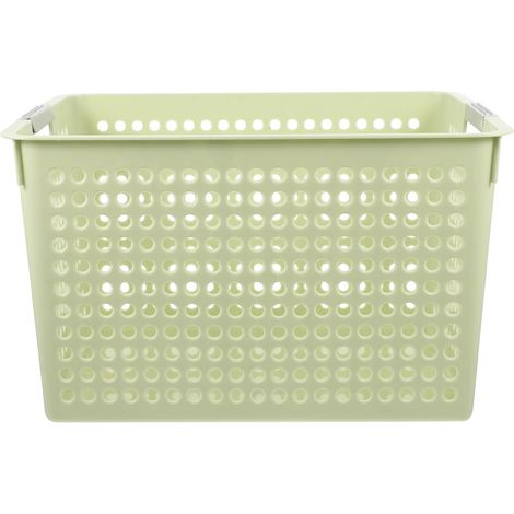 Panier à linge en tissu grand format avec poignée pour organisateur de vaisselle et panier (1/5)