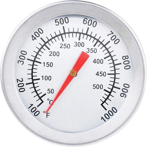 BBQ-Grillthermometer, Edelstahl-Thermometer für Smoker und Grills, Ofenthermometer zum Garen von Grillfleisch