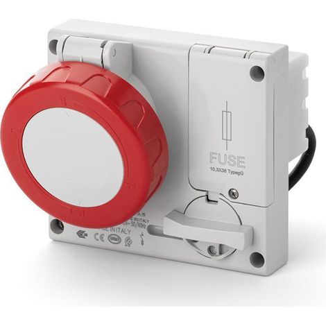 Presa da incasso omnia 3p+n 16a 6h ip67 scame 406.1687