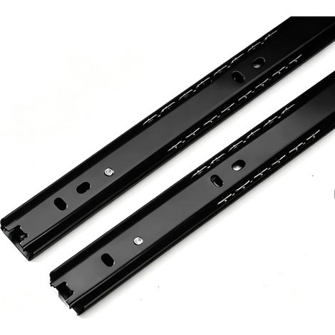 Kit de réparation pour tiroirs (1 paire), glissières métalliques à et (1/5)