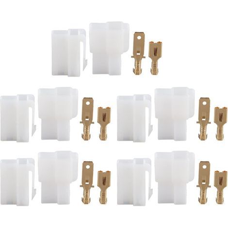 T Type Female Male Connector,2 Pin T Type Power Plug Car Radio Cable Connector