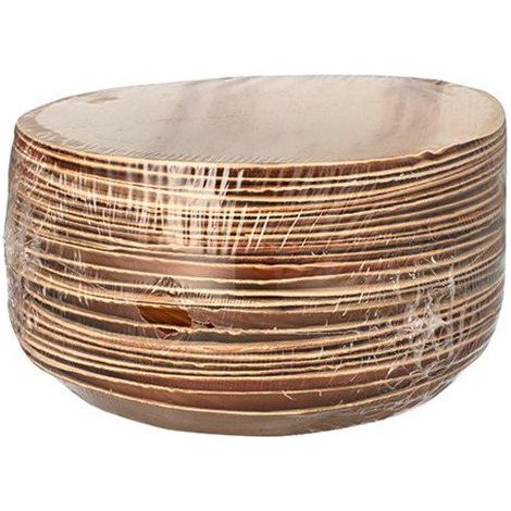 Assiette en feuille de palmier Ø 23 cm - Lot de 25