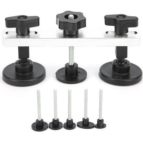 Jeffergarden Onglets d'extraction de bosses sans peinture, lève-pont, carrosserie automobile, dommages causés par la grêle, Kit d'outils de réparation pratique-DOU