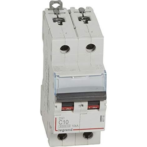 Legrand Interruptor Magnetotérmico 10 A Tipo C 2 Módulos
