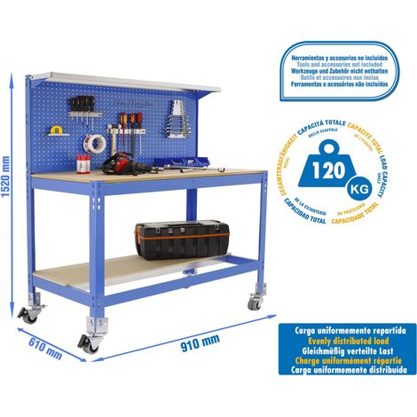 Simonrack Simonwork Mobiler BT3 900 Blau Robust