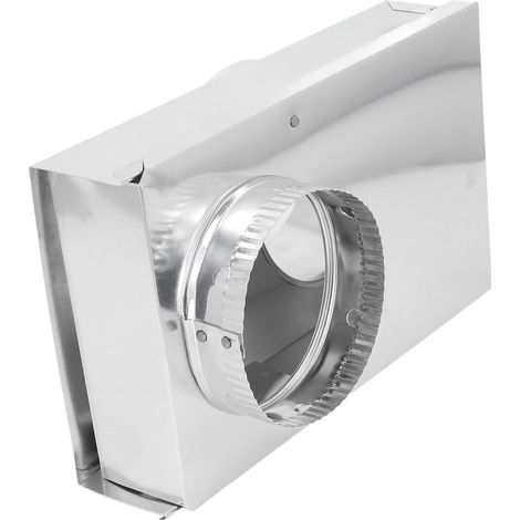 Conduit télescopique sèche-linge alliage aluminium ajustable 0 à 5 pouces anti-colmatage kit raccord 4 pouces 2 colliers notice (1/5)
