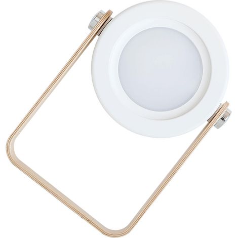 Lanterne LED veilleuse pliable et télescopique, lampe de table USB pour l'extérieur, cadeau 3D pour enfants, élégante, blanche (1/5)