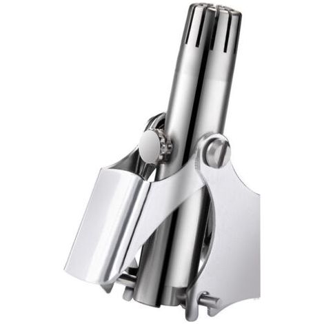 Tondeuse à nez pour homme en acier inoxydable lavable manuellement