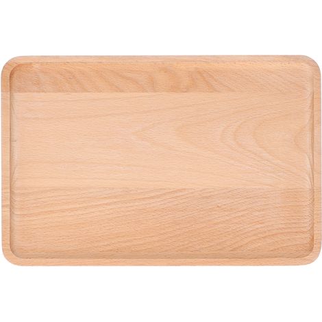 rechteckige Obstschale aus Buchenholz (1/5)