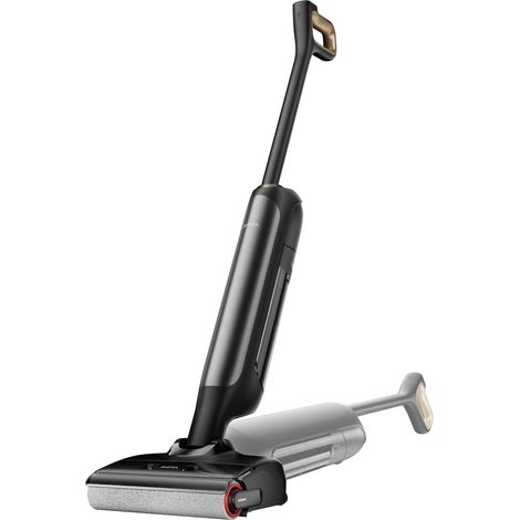 Aspirateur Laveur sans Fil avec Lavage à l'eau Chaude Aspiration 18 000 Pa, Lavage 75 °C + Séchage 5 min, Portée 180°, Pivot 90°, 0,9 kg, Anti-Enchevêtrement (1/5)