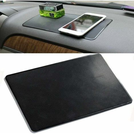Tapis adhésif de tapis de tableau de bord de voiture antidérapant de voiture de PVC de 27x15CM approprié au support de lunettes de soleil de téléphone portable intérieur de voiture, STAR.L