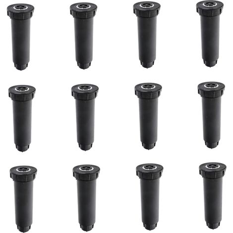 Irrigatori da giardino, testine di irrigazione a scomparsa, ugelli da giardino, testine di irrigazione interrate per prato, set da 12 pezzi
