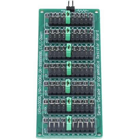 Programmierbarer variabler Widerstand 0R-9999999R, einstellbares Modul für Experimente, AC200V Widerstandsplatine, einstellbare Genauigkeit. (1/5)