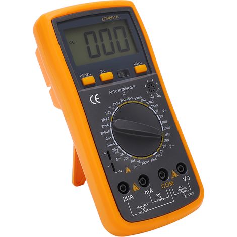 Digitales Handmultimeter mit LCD-Display, Überlastschutzfunktion und Hintergrundbeleuchtung (AC/DC-Multimeter) (1/5)