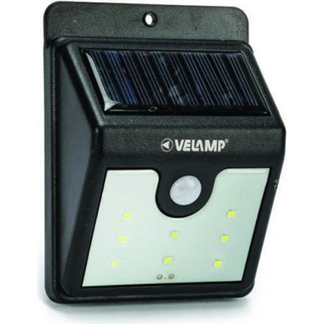 Applique murale solaire VELAMP DORY 200 lumens avec détecteur de mouvement (1/4)