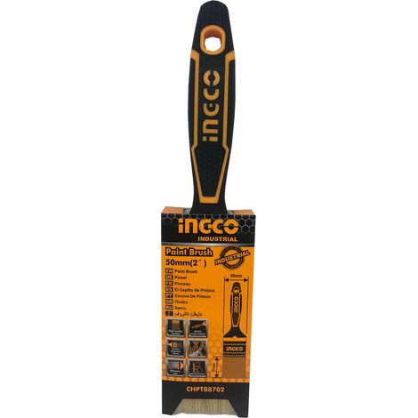 Pennello per smalti vernici INGCO setola bionda Manico soft touch – 50 mm (2,0”) (1/4)