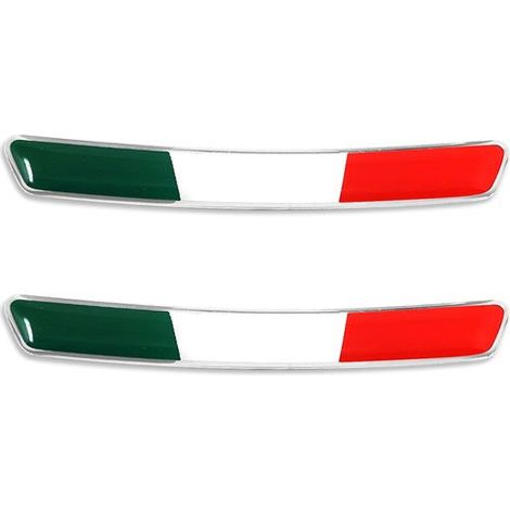 3D Sticker Italia per Leva del Cambio Alfa Giulia e Stelvio, Set da 2