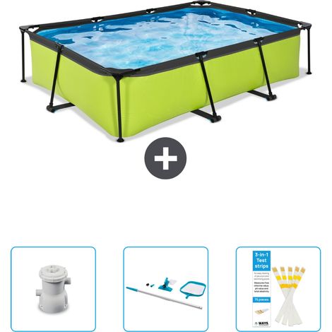 Exit Pool Rechteckig - 300x200x65 cm - 4-teilig SCB82 (1/4)