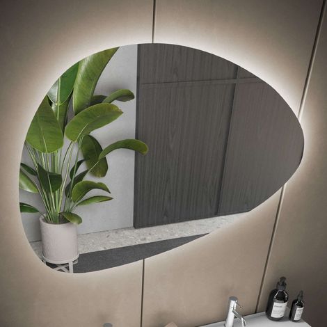 Specchiera Ovale 92 cm Stone Specchi Semplici e Luminosi StilProjectStore.com (1/2)