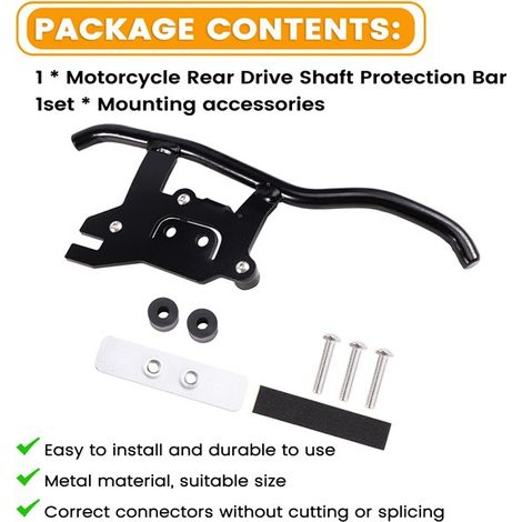 Protection d'arbre de transmission arrière pour motos BMW R1300GS ADV de 23-24 pouces (1/4)