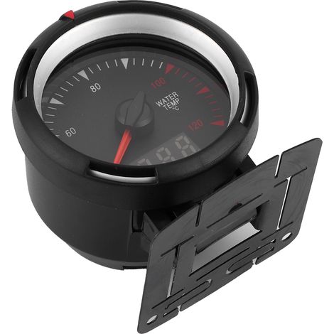 2,5-Zoll-Wassertemperaturanzeige, 40–120 °C, Thermometer mit LCD-Anzeige, 12-V-Kfz-kompatibel, universelle Anzeige für Motorkühler (1/5)