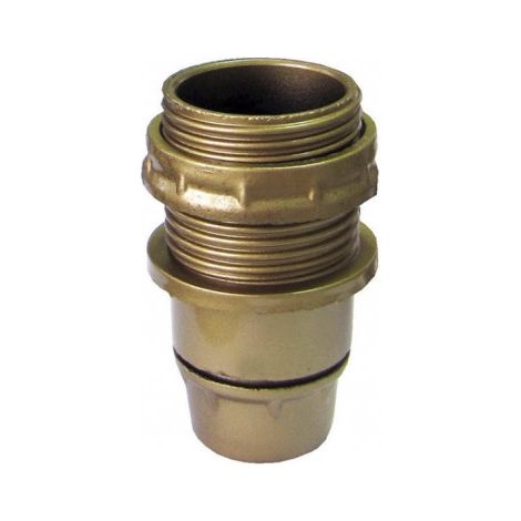 1/2 Gewindefassung E14 TIBELEC, Kunststoff, gold 40 W TIBELEC