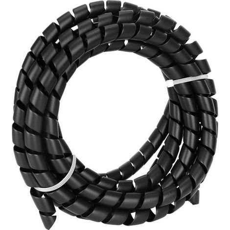 Irovami Enrouleur de câble spiralé 8 mm x 2 m, gestionnaire de câbles, organisateur de câbles de frein pour scooter électrique, gaine de protection en PP. (1/5)