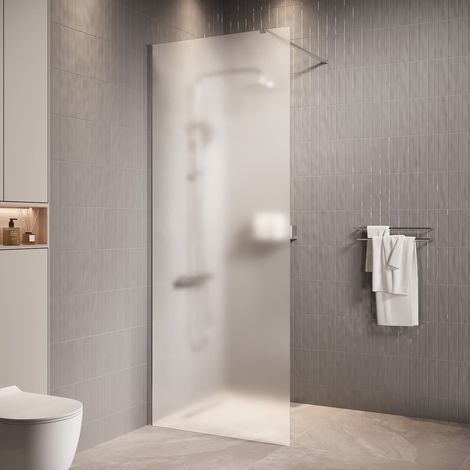 Douche à l’italienne Florida - 90 x 200 cm - Badplaats - Chrome