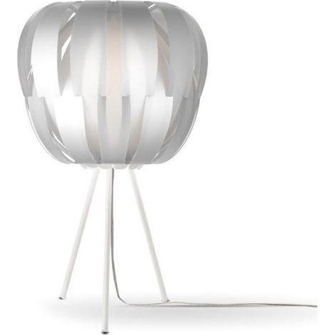 Silberne Stativlampe aus Metall Cm. 36 x 63 Std