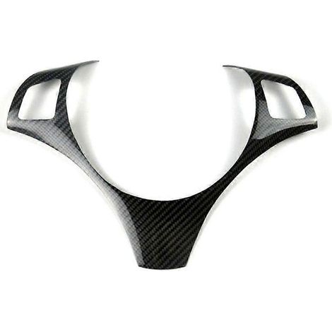 Garniture décorative de volant en fibre de carbone véritable pour BMW Série 3 E90 E92 E93 (2005-2012) (1/5)