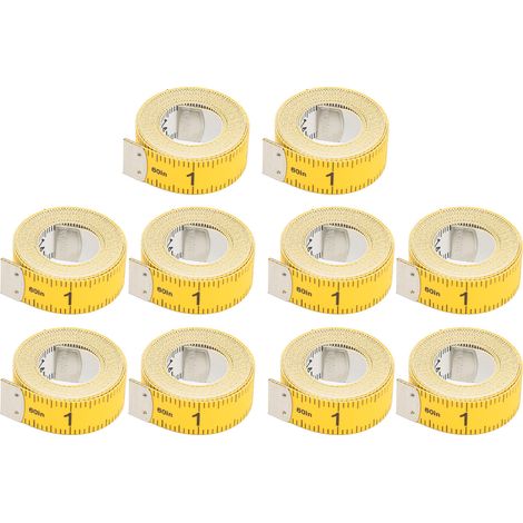 Lot de 10 mètres ruban 1,5 m double échelle transparente couture compact (1/5)