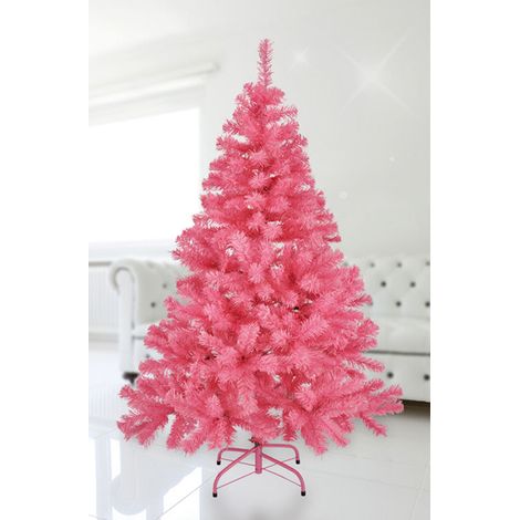 Künstlicher Weihnachtsbaum - 150 cm / rosa - Kunst Tannenbaum Christbaum inklusive Baumständer