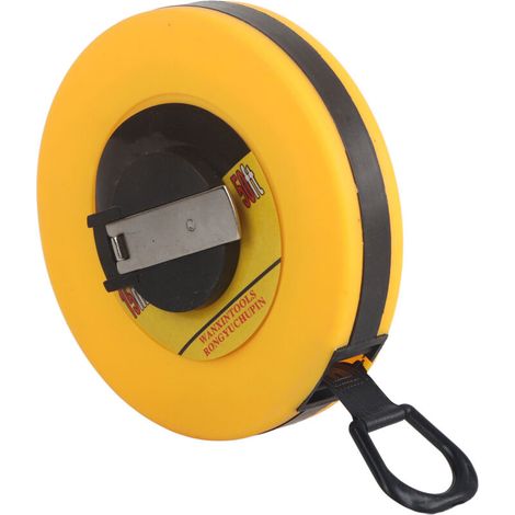 Metro a nastro professionale in fibra di vetro EBTOOLS 0M URE - Strumento preciso, compatto e portatile per edilizia e rilievi topografici. (15 cm) (1/5)