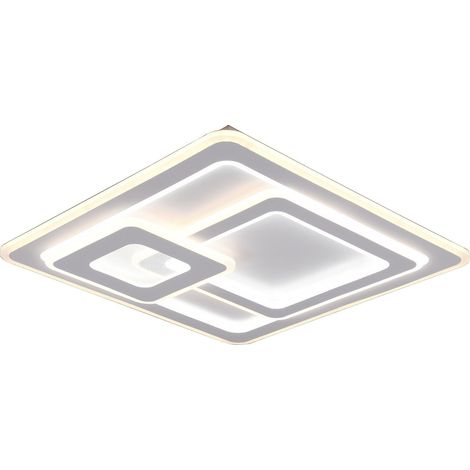 Plafón LED Trio Mita blanco mate 51 cm moderno