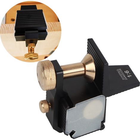 Guide de coupe pour tenons et queues d'aronde en menuiserie, calibre de scie 1:4 1:6 1:7 1:8 calibre de scie à angle droit 90 degrés 1,6 (1/5)