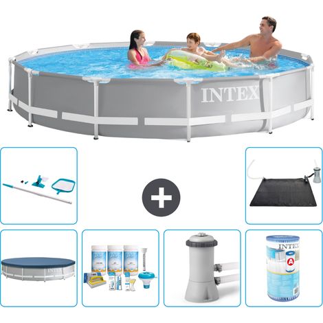 Intex Piscina Prism Frame Rotonda - 366x76 cm - 7-pezzi  S41906 (1/5)