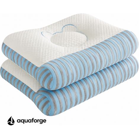 Almofada Cervical Ergonómica Fibra de Poliéster Respirável 42 x 65 cm (1/5)